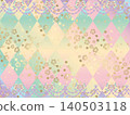 Rose, rhombus, ribbon F, gold 20 rainbow pale B 140503118