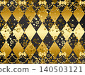 Rose, rhombus, ribbon F, black 1 gold B 140503121