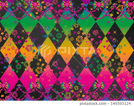 Rose, rhombus, ribbon F, black 22 rainbow polar B Rose, rhombus, ribbon F, black 22 rainbow polar B 140503124