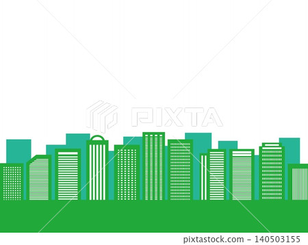 Cityscape, buildings, white background, green Cityscape, buildings, white background, green 140503155