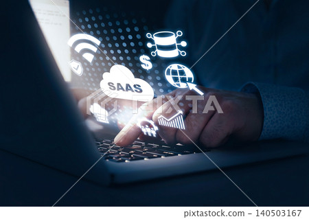 Using software as a service on a laptop during night hours for business needs 140503167