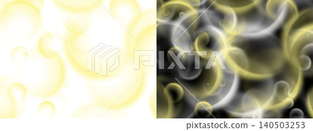 Abstract yellow and white bokeh circles and swirls on transparent or black background Abstract yellow and white bokeh circles and swirls on transparent or black background 140503253