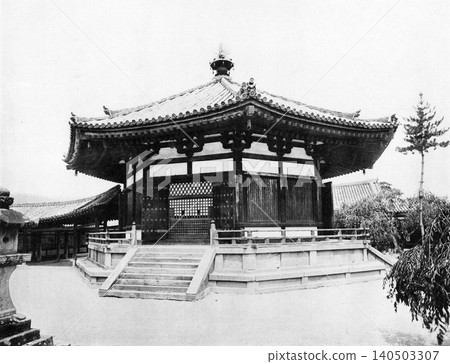 Horyu-ji Temple's Yumedono Hall, a National Treasure of Japan Horyu-ji Temple's Yumedono Hall, a National Treasure of Japan 140503307