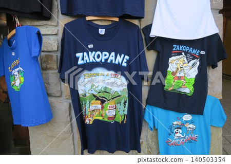 Souvenir shop in Zakopane, a Polish summer resort. Souvenir shop in Zakopane, a Polish summer resort. 140503354
