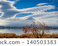 柿子樹和富士山 140503383