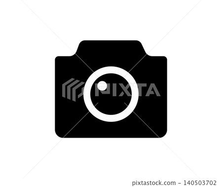 Simple camera icon illustration Simple camera icon illustration 140503702