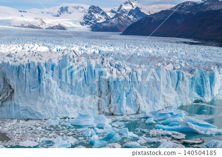 Perito Moreno glaciers, blue ice front, snow mountain, glacier lake, Argentina landscape, cold winter scene Perito Moreno glaciers, blue ice front, snow mountain, glacier lake, Argentina landscape, cold winter scene 140504185