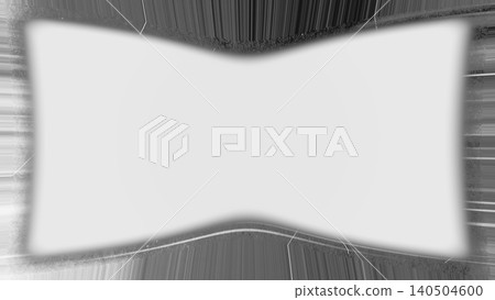 Abstract geometric bow tie shaped frame with black and white digital glitch noise distortion on transparent background. Concept of retro television static overlay Abstract geometric bow tie shaped frame with black and white digital glitch noise distortion on transparent background. Concept of retro television static overlay 140504600