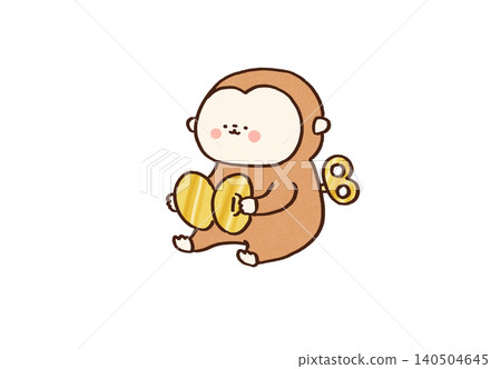 A wind-up monkey toy that plays cymbals (retro marionette) 140504645