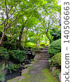 初夏時節的常山園：紫泉閣一片翠綠。 140506663