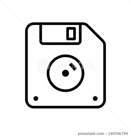 floppy disk icon vector design template in white background floppy disk icon vector design template in white background 140506794