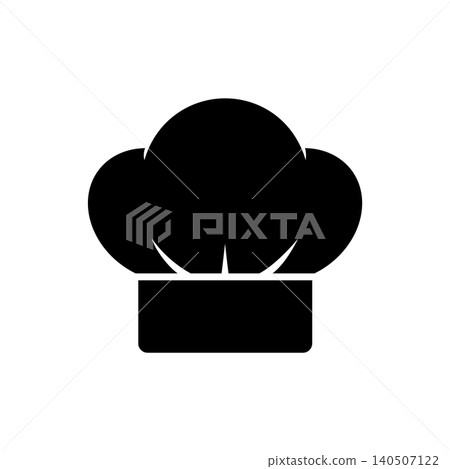 chef hat icon vector design template in white background chef hat icon vector design template in white background 140507122