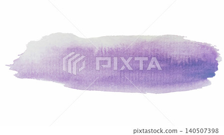 Elegant Watercolor Stroke in Shades of Purple on a Clean Background for Artistic Inspiration Elegant Watercolor Stroke in Shades of Purple on a Clean Background for Artistic Inspiration 140507398
