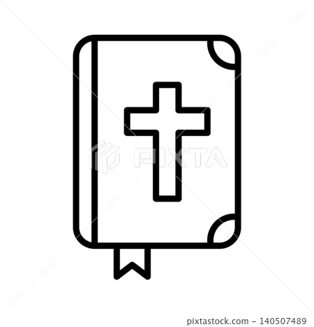 bible icon vector design template in white background 140507489
