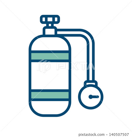 air tank icon vector design template in white background air tank icon vector design template in white background 140507507