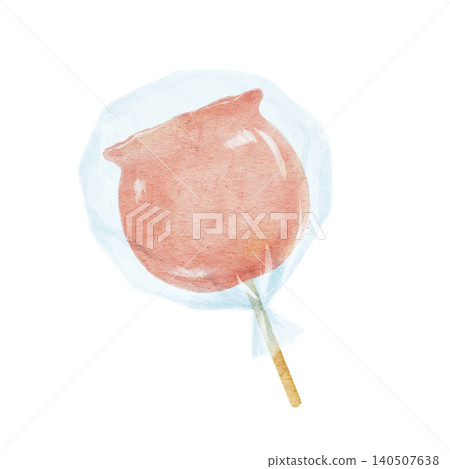 袋子裡的糖蘋果插圖 袋子裡的糖蘋果插圖 140507638