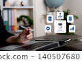 AI Agent Dashboard and Intelligent Assistant Workflow Concept 140507680