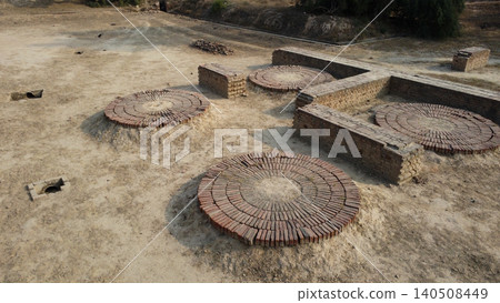 harappa round platform for grain threshing and indigo drying work harappa round platform for grain threshing and indigo drying work 140508449
