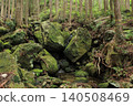 Mountain trail surrounded by trees 140508469