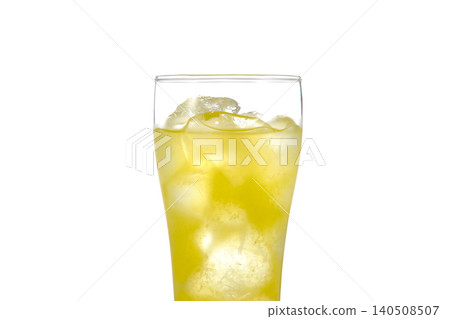 Image of a drink with ice - orange juice 140508507