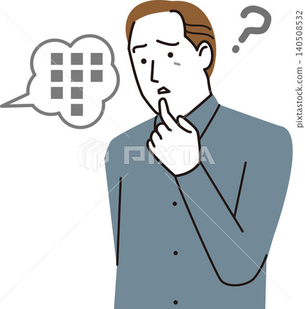 我聽不懂他在說什麼。 (插圖為老年男性。) 我聽不懂他在說什麼。 (插圖為老年男性。) 140508532