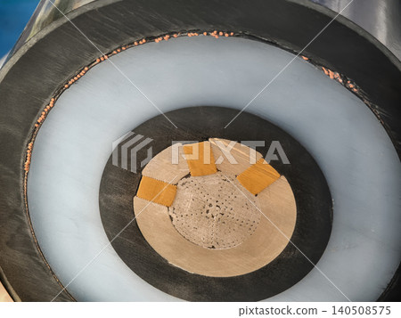 Electric cable structure showing inner materials and layers used in construction for power transmission Electric cable structure showing inner materials and layers used in construction for power transmission 140508575