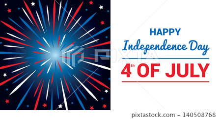 happy Independence Day 4th of july USA anniversary firework vector illustration happy Independence Day 4th of july USA anniversary firework vector illustration 140508768