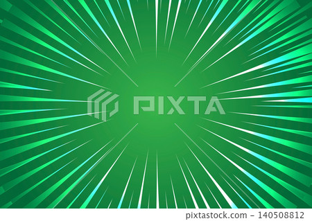 Abstract Green Radial Light Burst Background 140508812