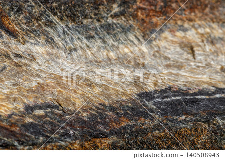Macro mineral stone Snake eye in the rock a white background Macro mineral stone Snake eye in the rock a white background 140508943