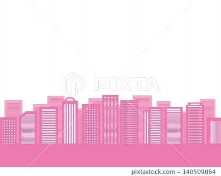城市景觀,建築物,白色背景,粉紅色 城市景觀,建築物,白色背景,粉紅色 140509064