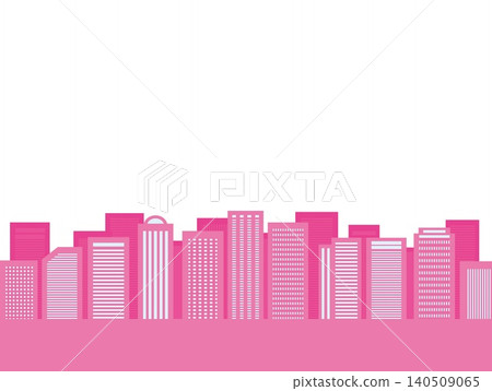 Cityscape, buildings, white background, pink Cityscape, buildings, white background, pink 140509065