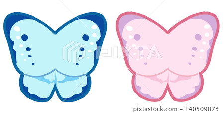 一幅可愛夢幻的蝴蝶插圖 一幅可愛夢幻的蝴蝶插圖 140509073