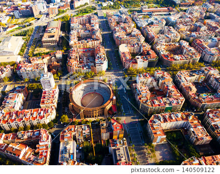 Eixample district and La Monumental Eixample district and La Monumental 140509122