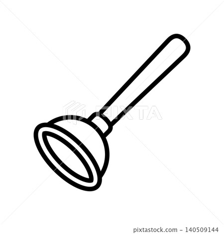 plunger icon vector design template in white background plunger icon vector design template in white background 140509144