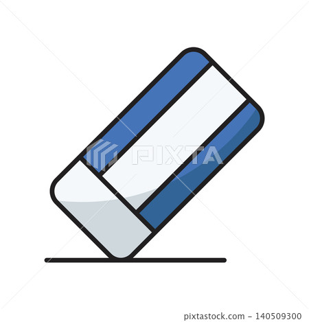 eraser icon vector design template in white background eraser icon vector design template in white background 140509300
