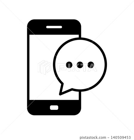 smart phone icon vector design template in white background smart phone icon vector design template in white background 140509453