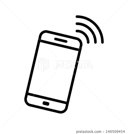 smart phone icon vector design template in white background 140509454