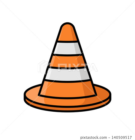 traffic cone icon vector design template in white background traffic cone icon vector design template in white background 140509517