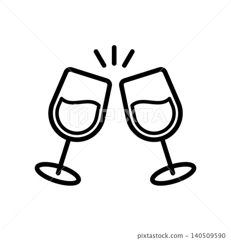 wine icon vector design template in white background wine icon vector design template in white background 140509590