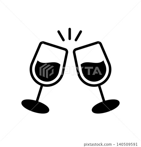 wine icon vector design template in white background wine icon vector design template in white background 140509591