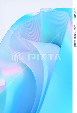 Abstract flowing wave layered with futuristic digital data pattern. 3d rendering Abstract flowing wave layered with futuristic digital data pattern. 3d rendering 140509802