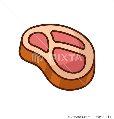 meat icon vector design template in white background meat icon vector design template in white background 140509814