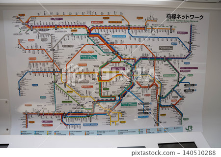 東京都會區鐵路地圖 140510288