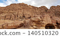 Ad Deir (monastery) at the Petra archaeological site, a UNESCO World Heritage Site in Jordan. 140510320