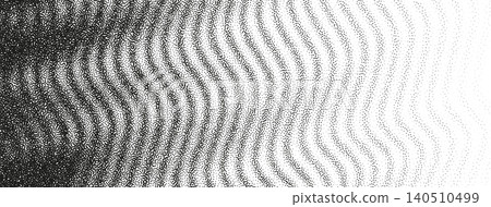 Wavy monochrome gradient background with grain transition. Stipple ripple noise pattern with textured effect. Wavy monochrome gradient background with grain transition. Stipple ripple noise pattern with textured effect. 140510499