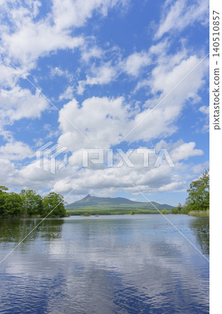 View of Mt. Hokkaido Komagatake and Lake Onuma from Onuma Quasi-National Park 140510857