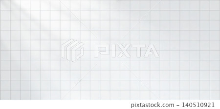 White ceramic tile wall texture background. Minimal geometric square grid pattern with soft neutral lighting. White ceramic tile wall texture background. Minimal geometric square grid pattern with soft neutral lighting. 140510921