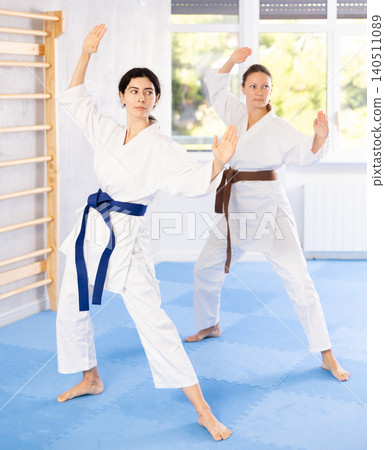 focusing on their hand punch training 140511089