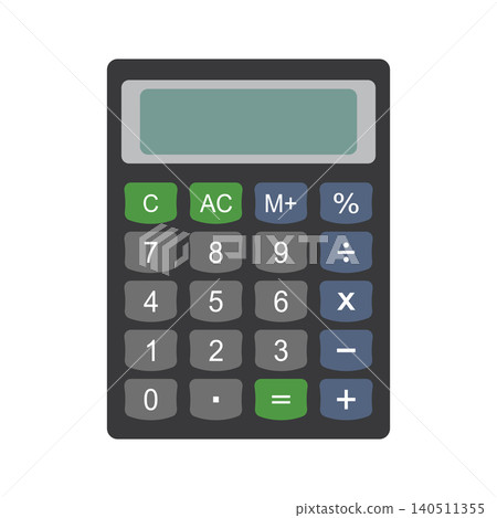 Calculator icon in colorful flat style. Mathematics vector illustration on isolated background. Calculation sign business concept. Calculator icon in colorful flat style. Mathematics vector illustration on isolated background. Calculation sign business concept. 140511355