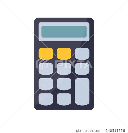 Calculator icon in colorful flat style. Mathematics vector illustration on isolated background. Calculation sign business concept. Calculator icon in colorful flat style. Mathematics vector illustration on isolated background. Calculation sign business concept. 140511356